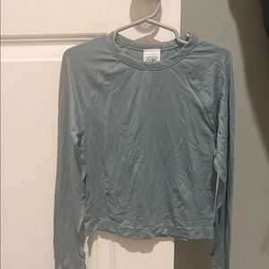 Athleta Kids Teal Long Sleeve Tee